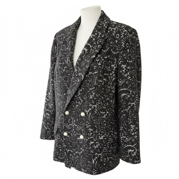 Free press textured blazer jacket. Size L - Picture 1 of 10